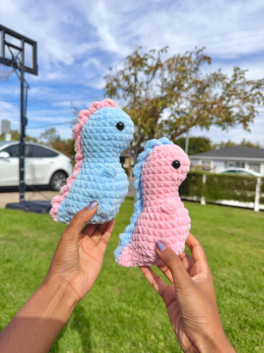Customizable Crochet T-Rex Plushie, Amigurumi Dinosaur