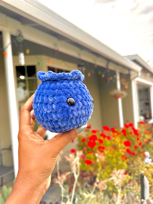 Blueberry Plushie, Amigurumi, Super Cute Fruit, Blueberry Plushie, Creative Gifts, Unique Decor