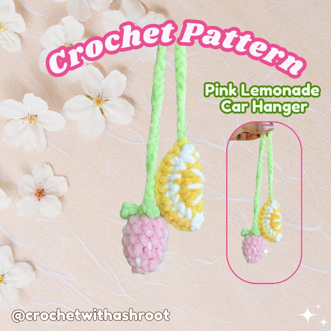Strawberry Fruit Key Chain, Car Charm, Strawberry Lime, Pink Lemonade