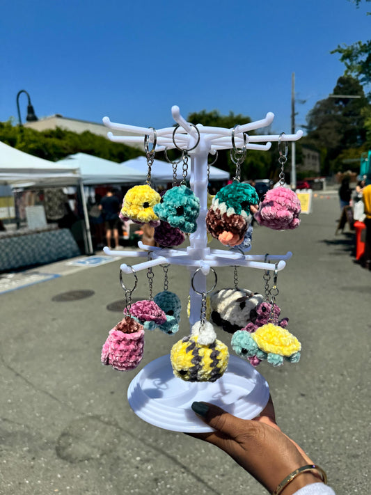 Tiny Little Plushie Keychains - customizable, many colors
