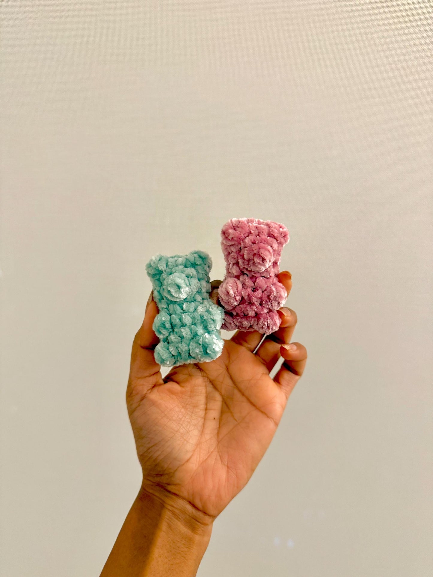 Tiny Juicy Little Gummy Bear Plushie / Amigurumi, Couple Gifts, Valentines