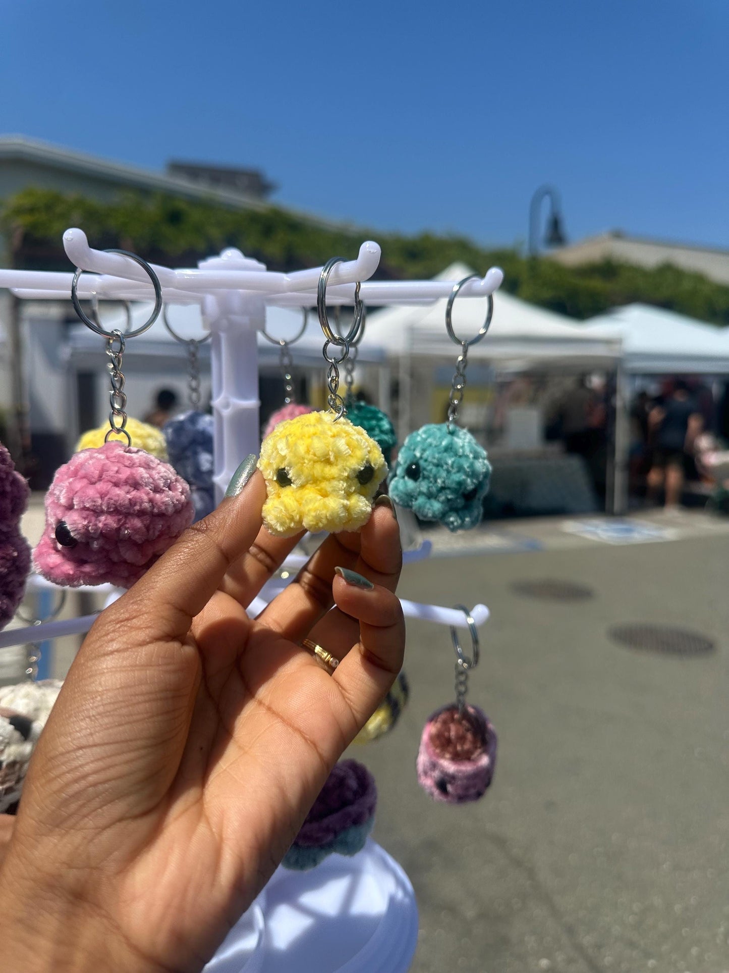 Tiny Little Plushie Keychains - customizable, many colors