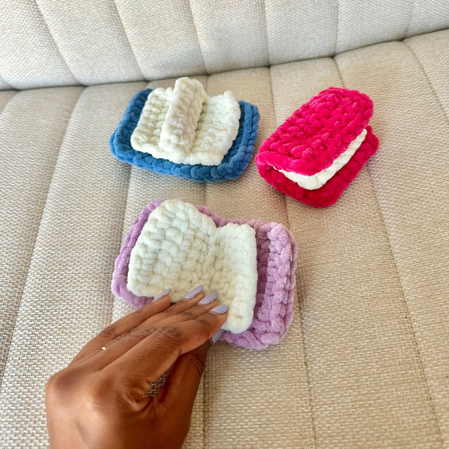 No Sew Crochet Pocket Book Plushie Pattern, with Video (PDF Pattern)