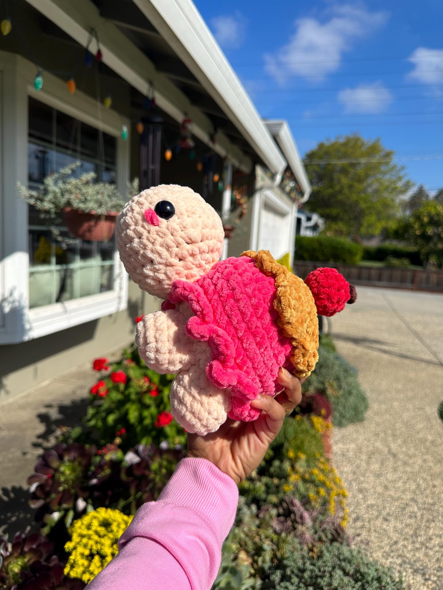 Ice Cream Sundae Turtle Amigurumi - Cute Crochet Gift