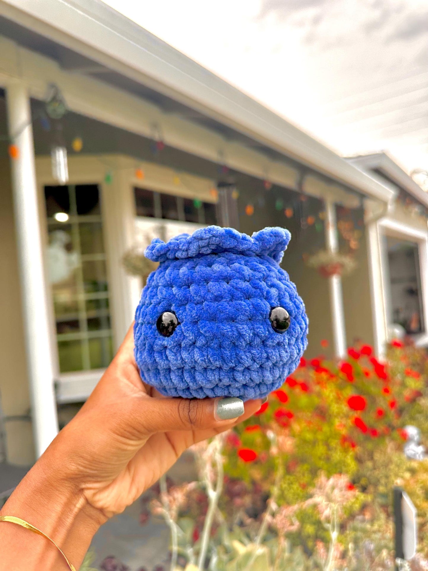 Blueberry Plushie, Amigurumi, Super Cute Fruit, Blueberry Plushie, Creative Gifts, Unique Decor