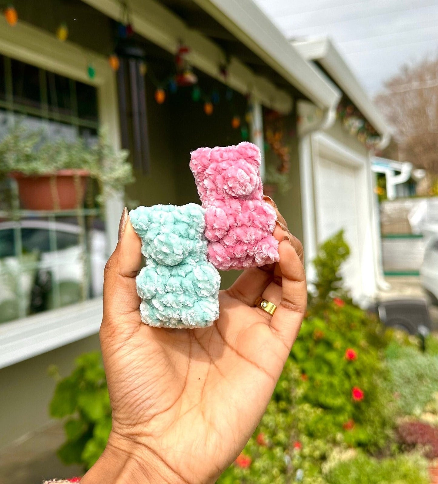 Tiny Juicy Little Gummy Bear Plushie / Amigurumi, Couple Gifts, Valentines