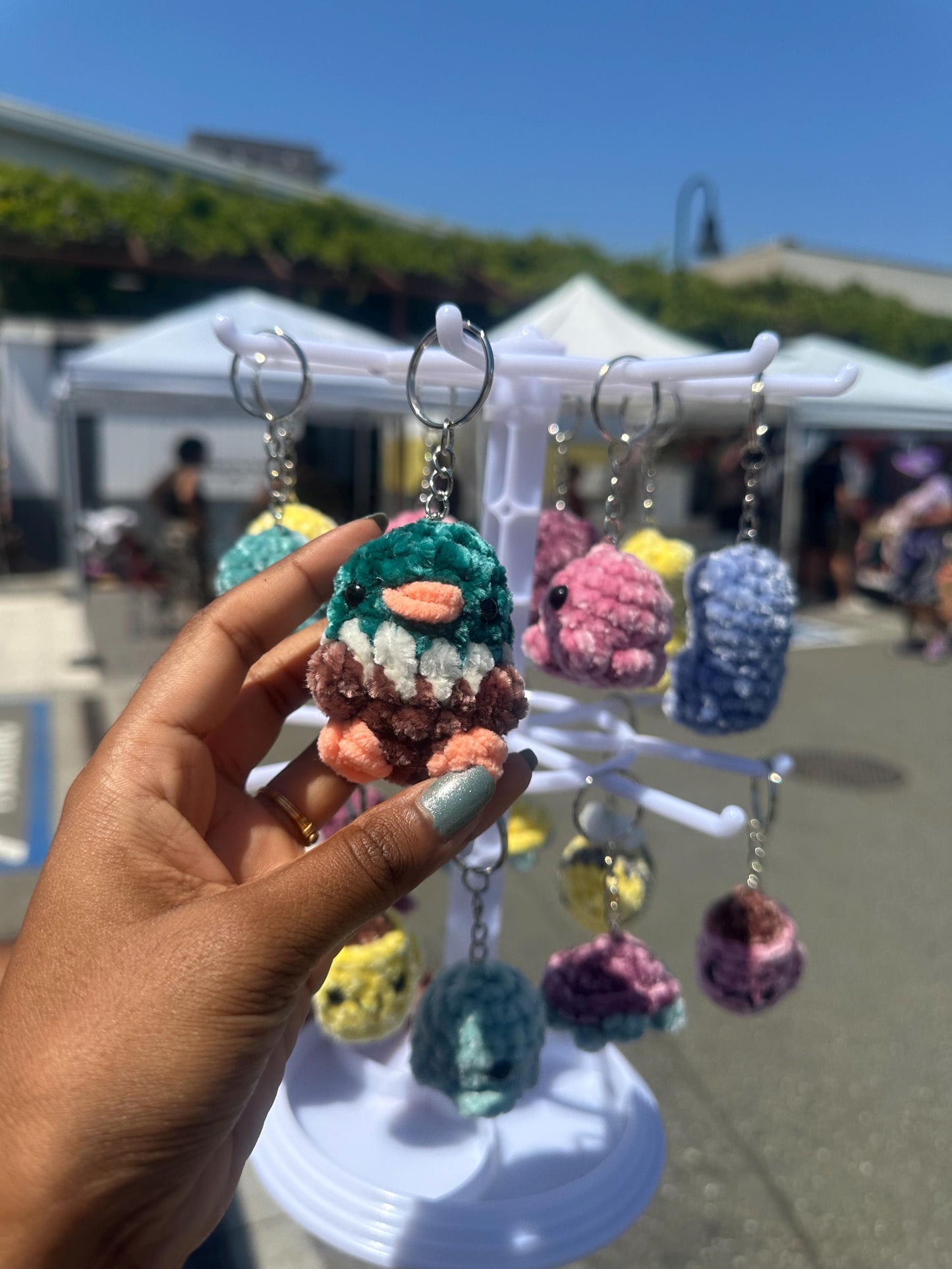 Tiny Little Plushie Keychains - customizable, many colors