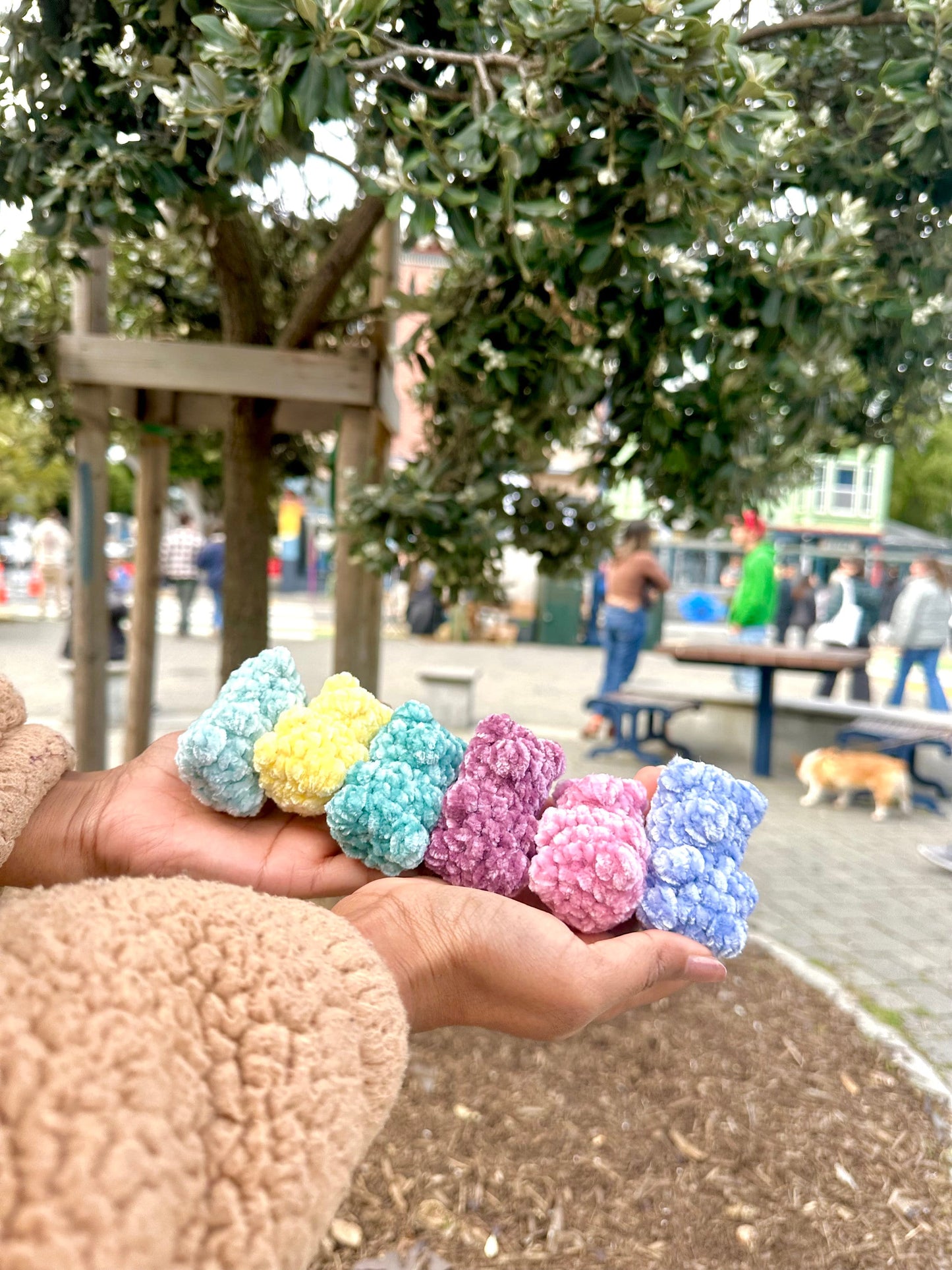 Tiny Juicy Little Gummy Bear Plushie / Amigurumi, Couple Gifts, Valentines
