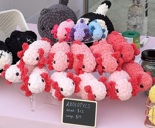 Mystery Axolotl - Actual Plushie, Amigurumi, Super Cute Axolotl, Axolotl Plushie, Creative Gifts