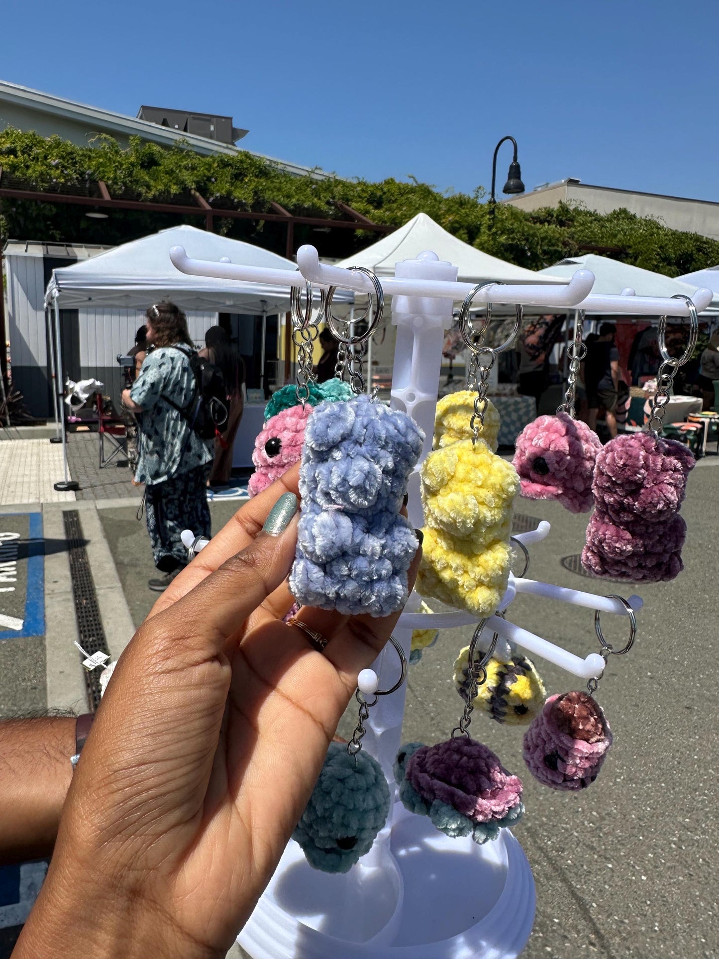 Tiny Little Plushie Keychains - customizable, many colors