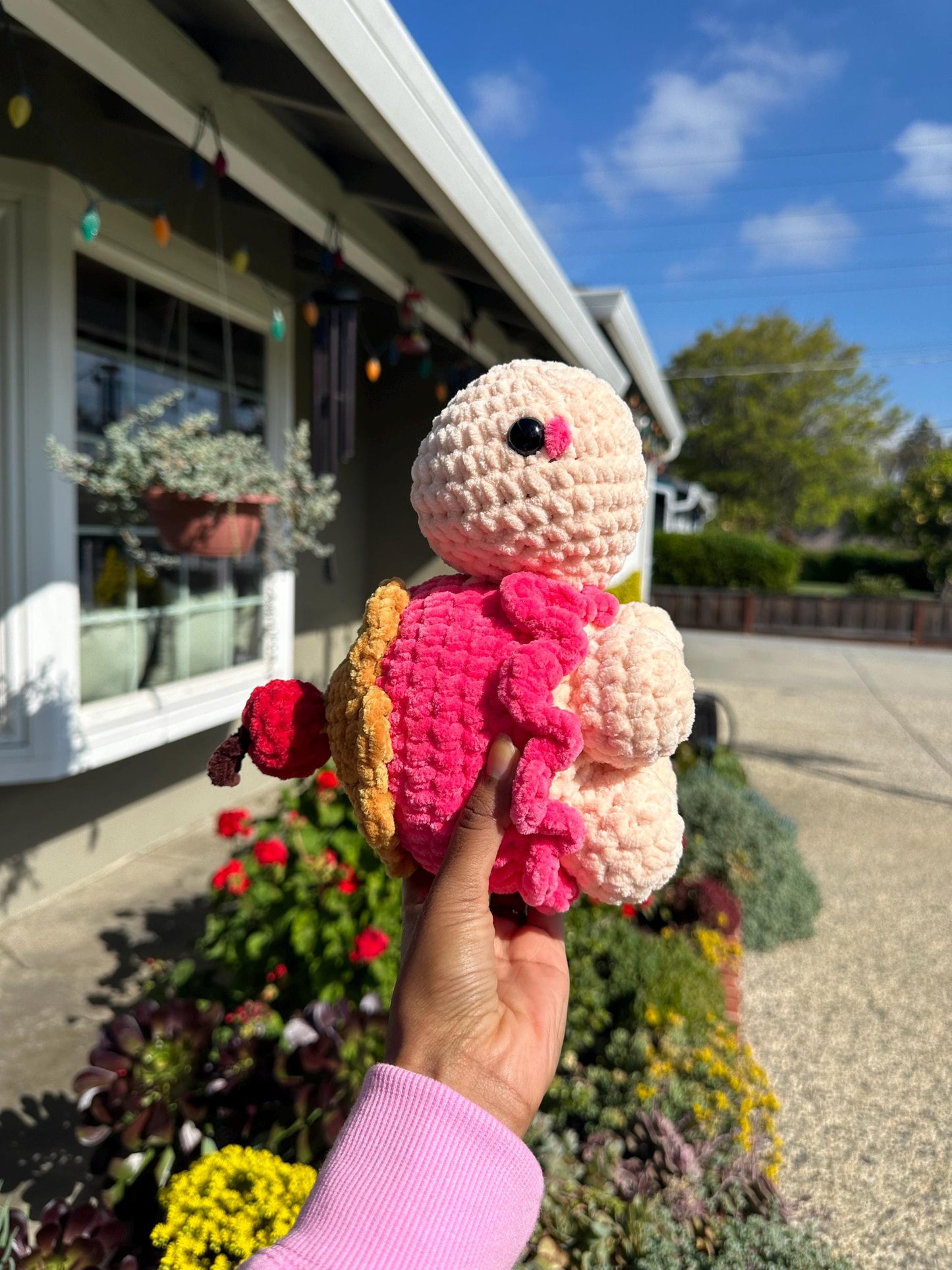 Ice Cream Sundae Turtle Amigurumi - Cute Crochet Gift